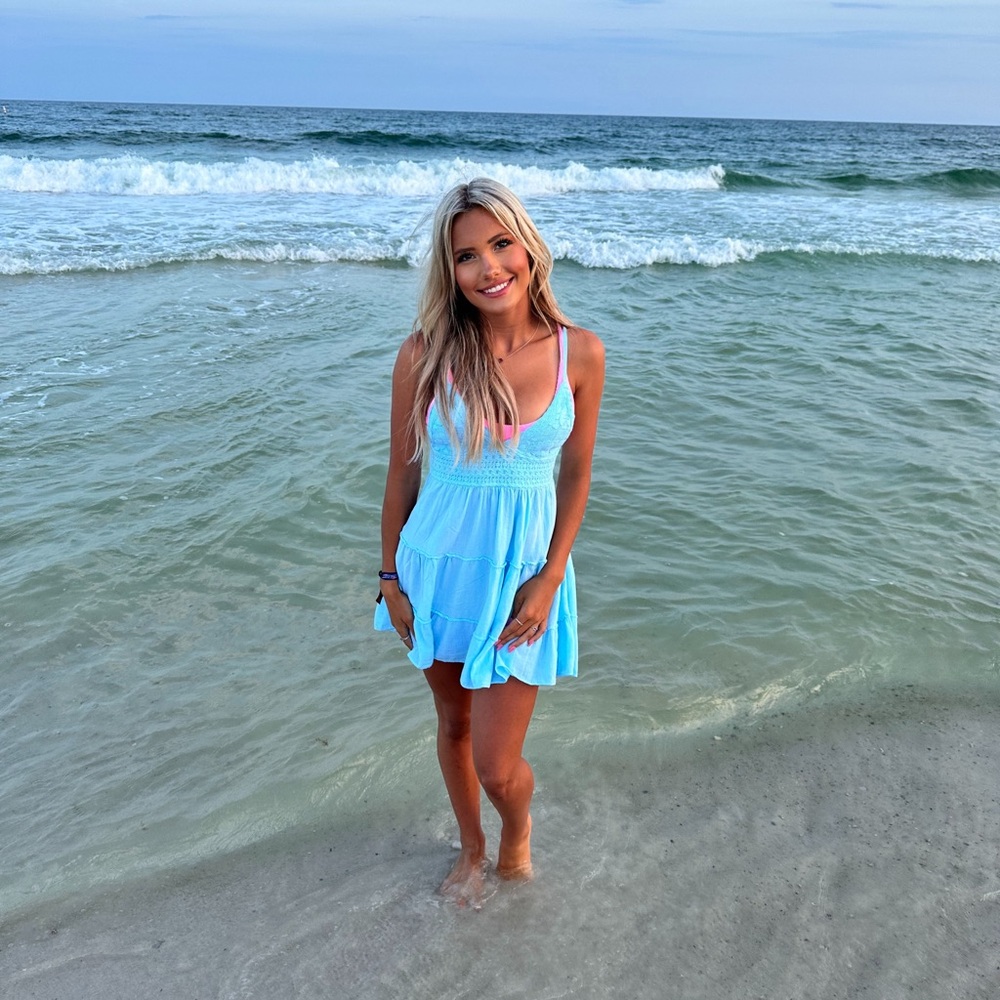 Blue dress for summer